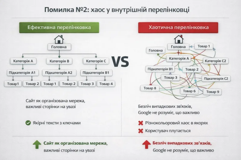 Ефективна та хаотична перелінковка