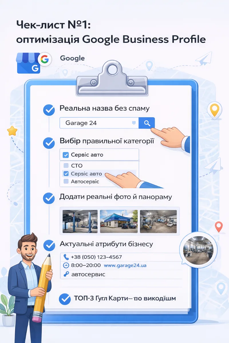 Оптимізація Google Business Profile для SEO