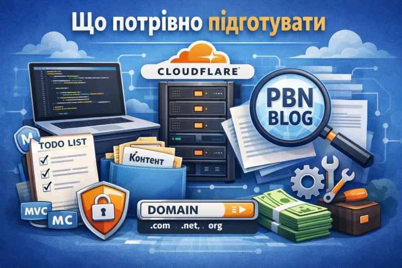 Підготовка до створення PBN блогу