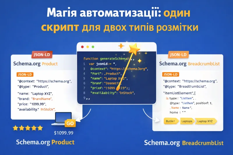 Магія автоматизації створення JSON-LD схем